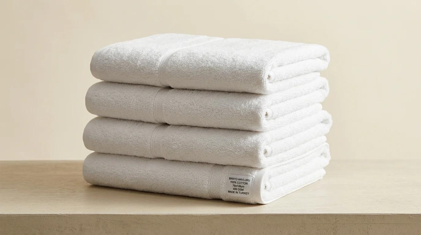 400 GSM Banyo Havlusu 70x140cm, 400 g/m², Ring-spun pamuk — otel havlular
