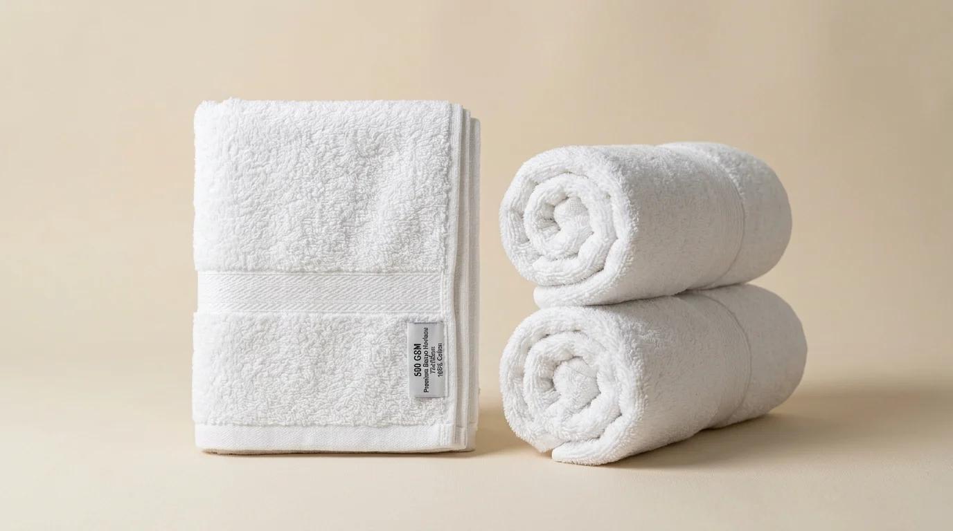 500 GSM Premium Banyo Havlusu 75x150cm, 500 g/m² — otel havlular