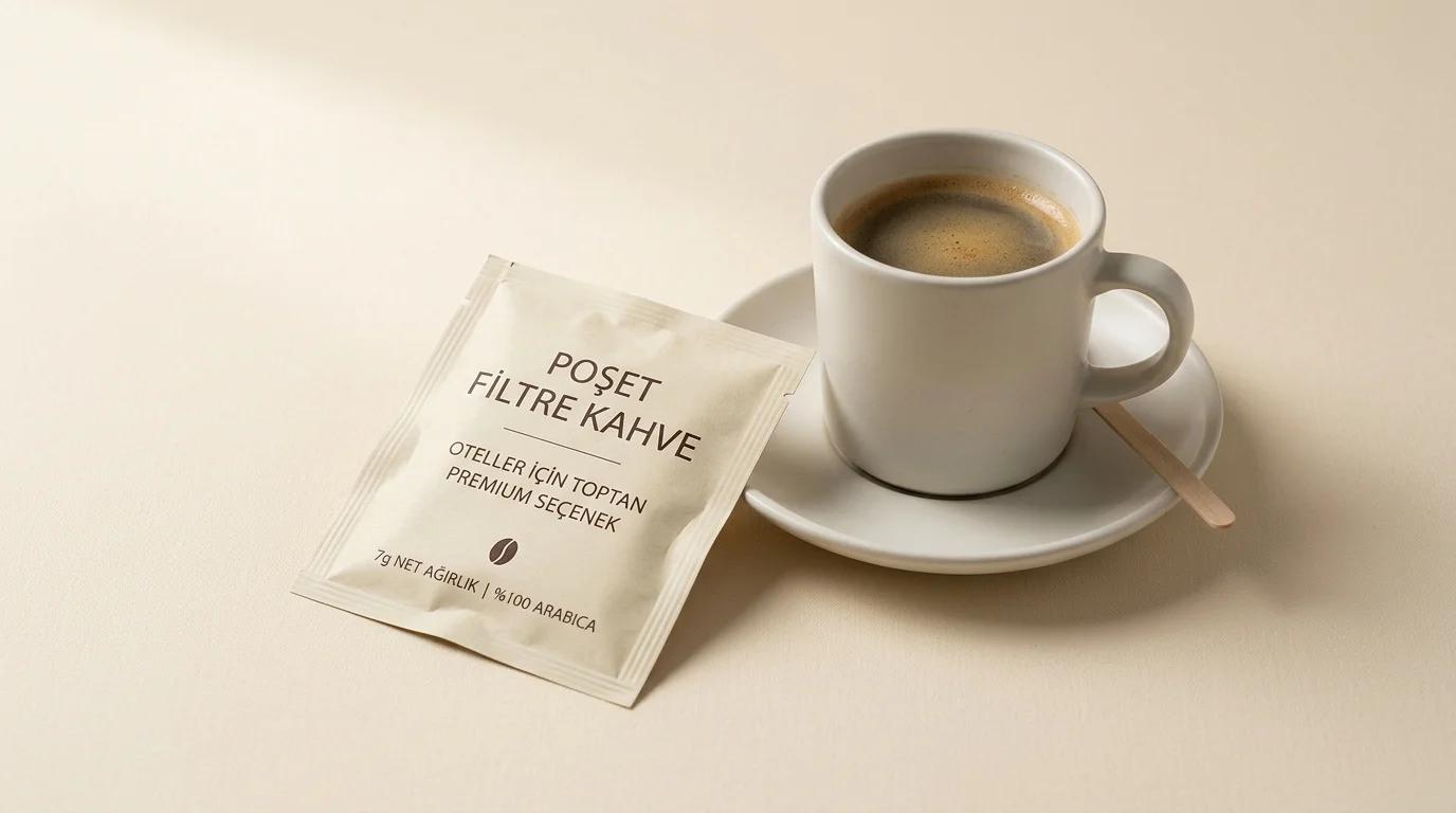 Poşet Filtre Kahve (Oteller İçin Toptan), 10 g/m² — otel oda ikram