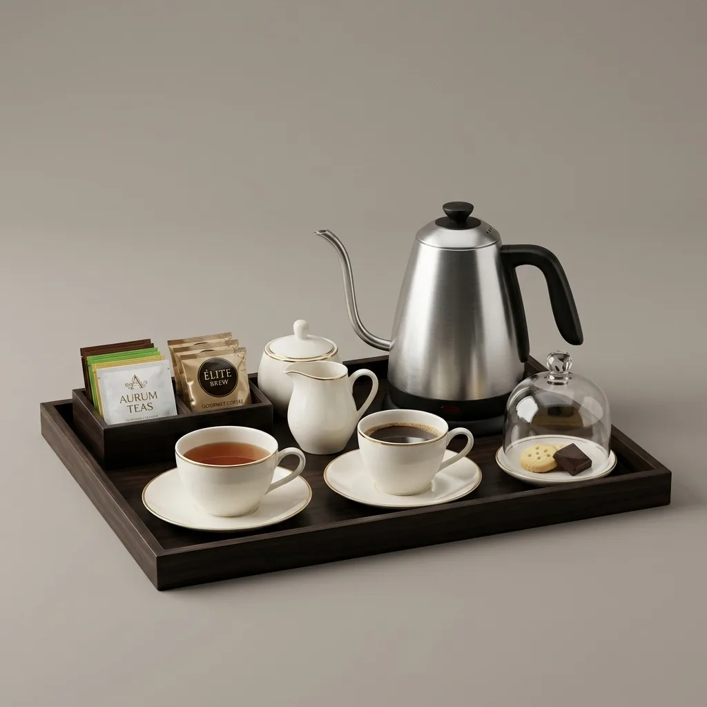 Otel Minibar ve Oda İkram Ürünleri: Çay-Kahve Seti, Kettle, Bardak ve Stok Yönetimi Rehberi