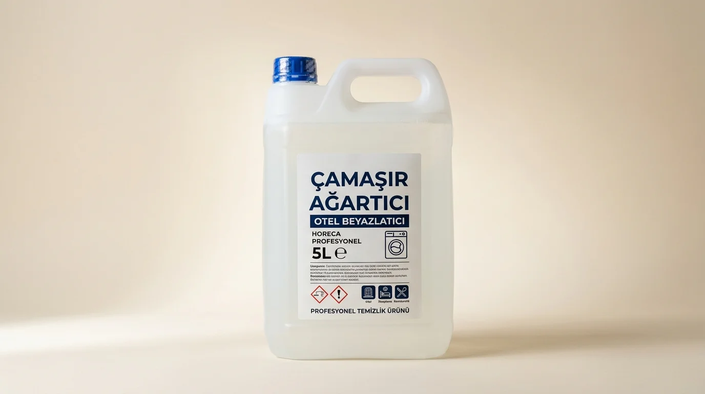 Çamaşır Ağartıcı 5L (Otel Beyazlatıcı) - otel laundry temizlik ürünü toptan